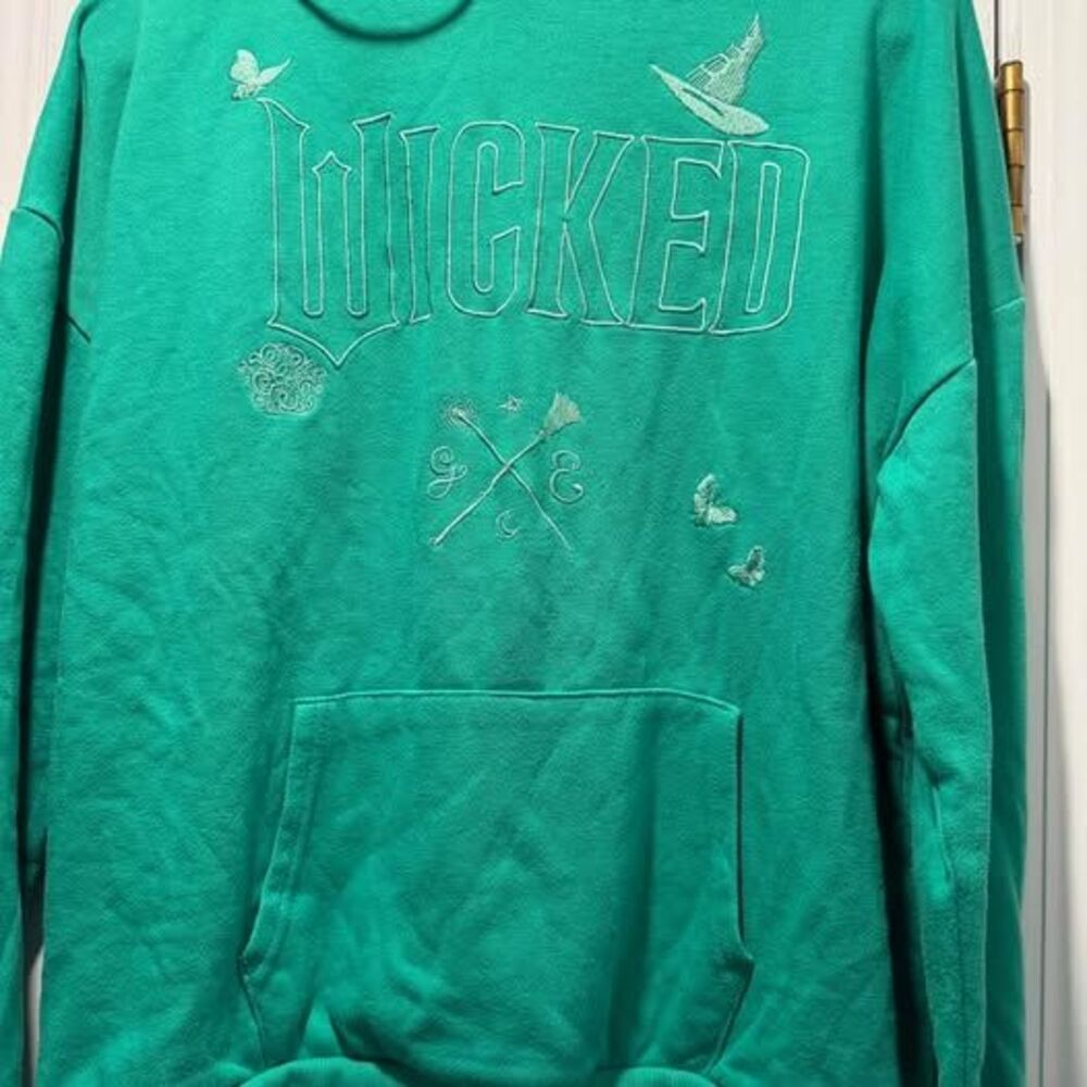 Wicked Green Embroidered Hoodie